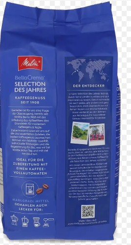 Cafea boabe Melitta Bella Crema Selection Jahres, 1kg [2]