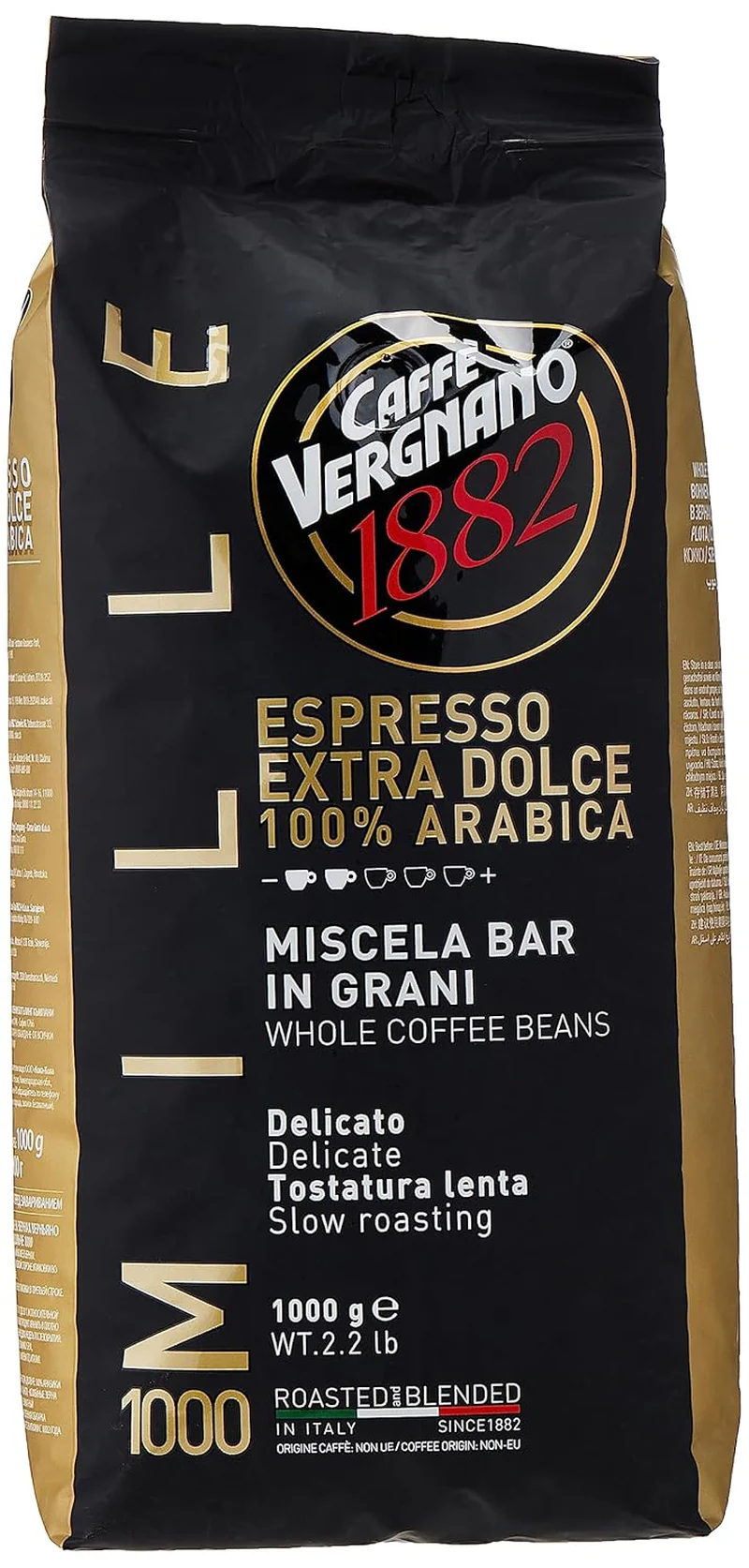 Cafea boabe Vergnano Extra Dolce 1000, 1kg [2]