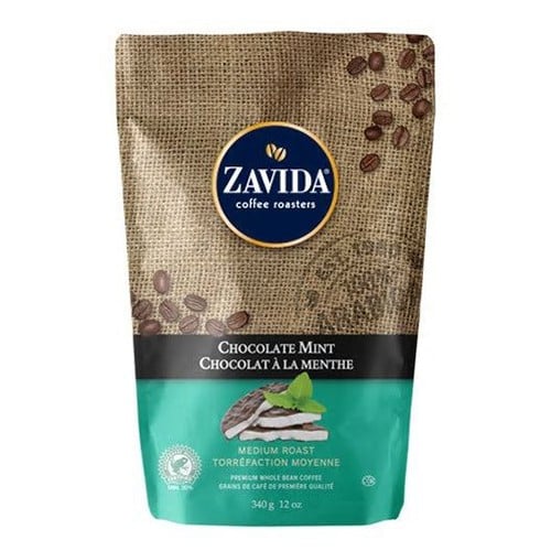 Cafea boabe Zavida aroma menta Chocolate Mint Coffee, 340g [1]