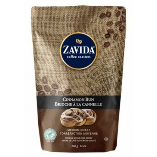 Cafea boabe Zavida Cinnamon Bun cu aroma de briosa cu scortisoara, 340g [1]