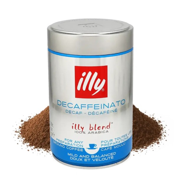 Cafea macinata illy Espresso Decofeinizata in cutie metalica, 250g [3]