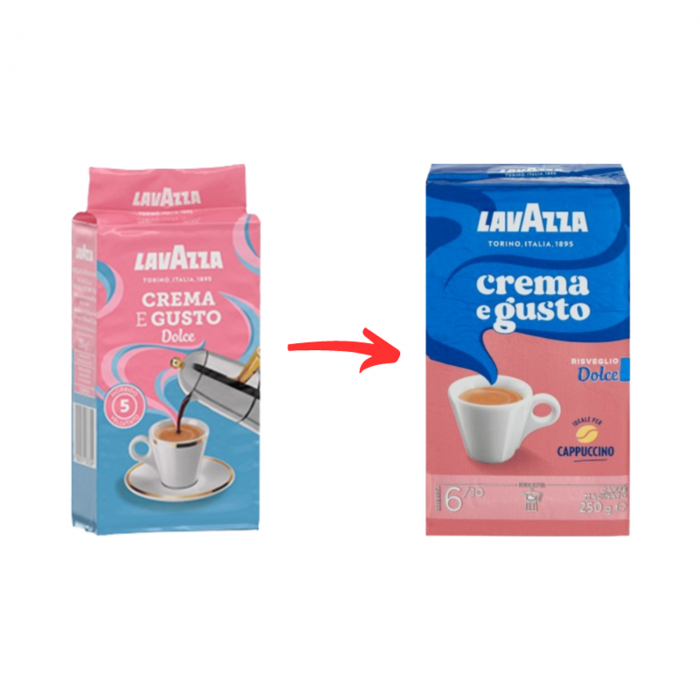 Cafea macinata Lavazza Crema e Gusto Dolce, 250g [2]