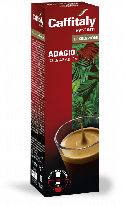 Capsule cafea Ecaffe Caffitaly Adagio 100% Arabica, 10 buc [1]