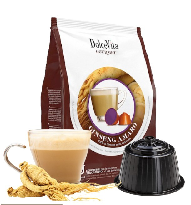 Capsule Dolce Vita Ginseng Compatibile Dolce Gusto, 16 buc [2]