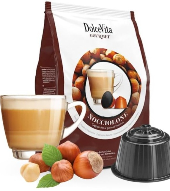 Capsule Dolce Vita Nocciolone Compatibile Dolce Gusto, 16 buc [2]