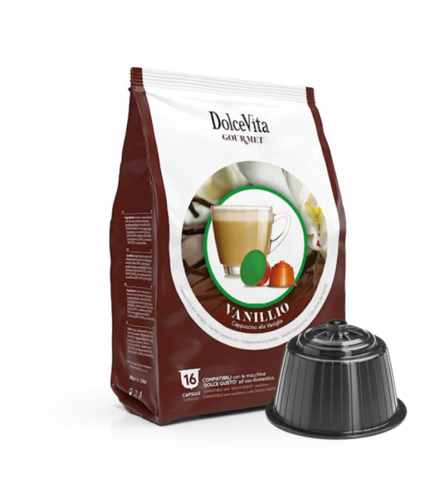 Capsule Dolce Vita Vanillio Compatibile Dolce Gusto, 16 buc [2]