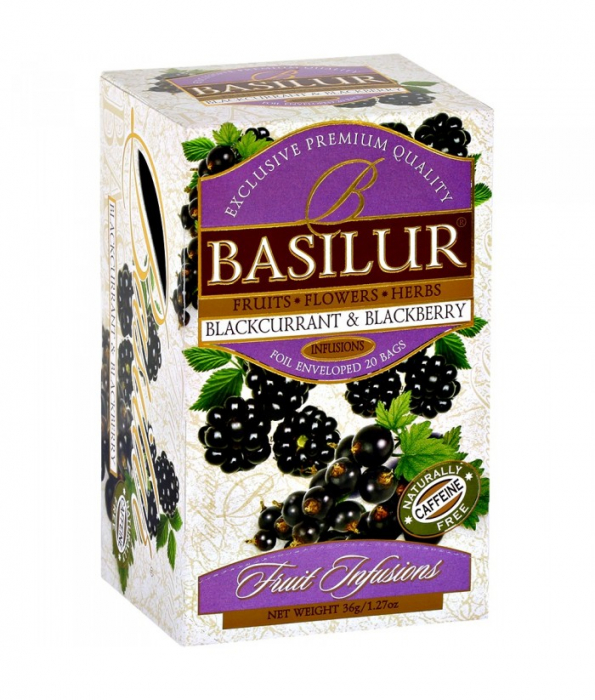 Ceai Basilur Blackberry & Blackcurrant, 20 pliculete [2]