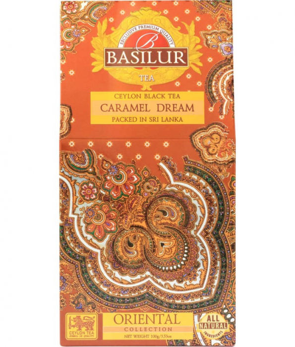 Ceai neagru Basilur Caramel Dream Refill, 100g [2]