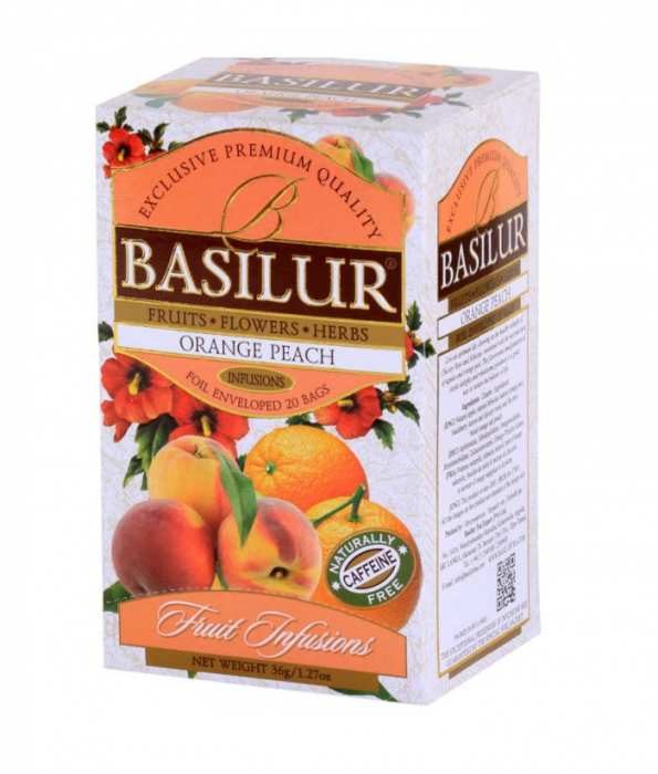 Ceai Basilur Orange Peach, 20 pliculete [2]