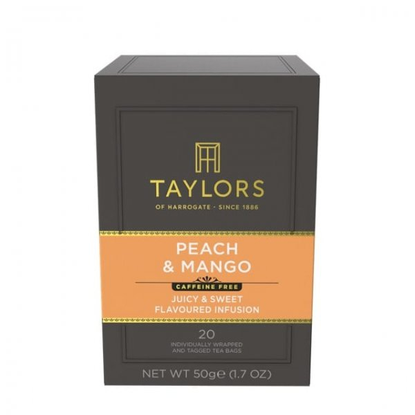 Ceai Infuzie Taylors Piersica si Mango, 20 pliculete [1]