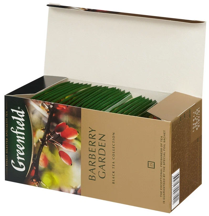 Ceai negru Greenfield Barberry Garden, 25 plicuri [3]