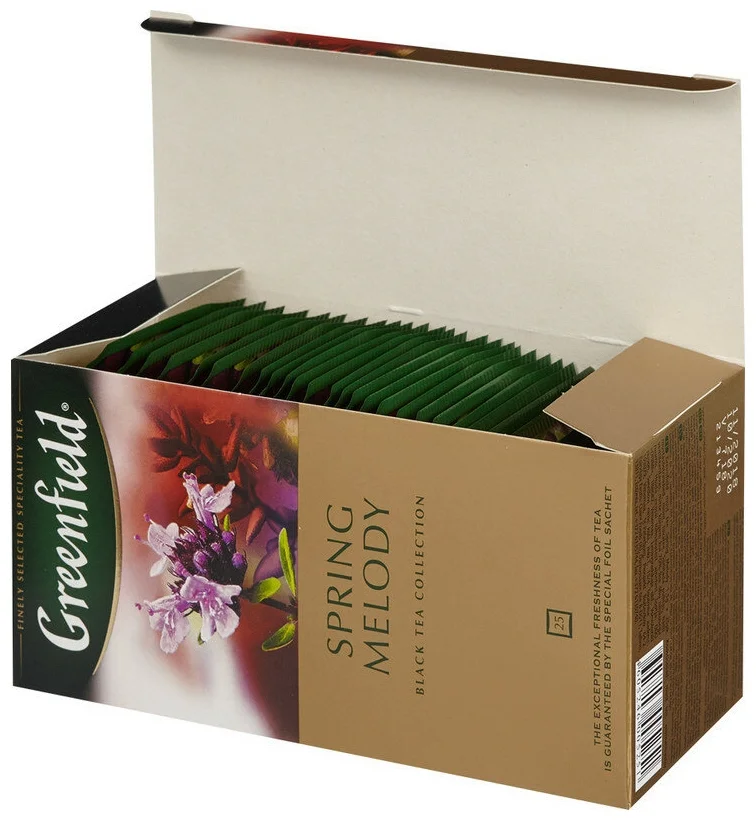 Ceai negru Greenfield Spring Melody, 25 plicuri [2]