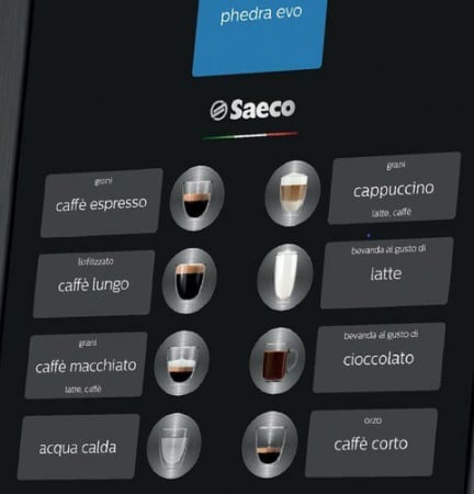 Espressor automat cafea Saeco Phedra EVO Cappuccino 9gr, negru, 1750W [6]
