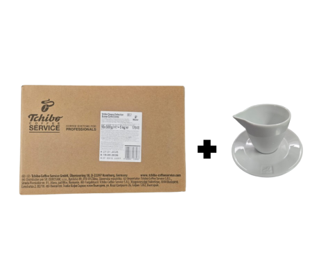 Cafea - 10 x Cafea boabe Tchibo Speciale, 500g + lattiera Tchibo