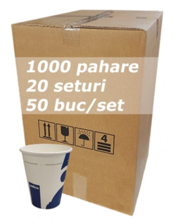 Pahare de cafea - Bax pahare de carton Lavazza 8 oz, 240 ml, 1000 buc