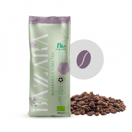Cafea boabe Bazzara  BioArabica Sumatra, 250g [0]