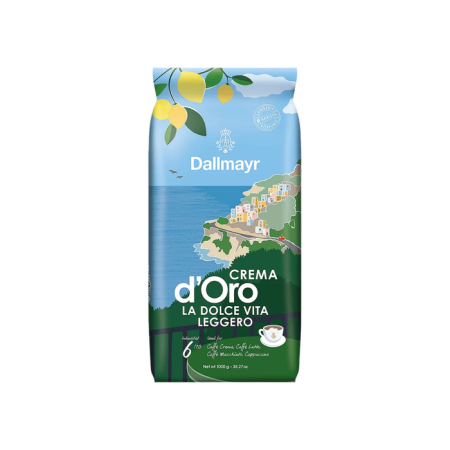 Cafea Boabe - Cafea boabe Dallmayr Crema D'Oro La Dolce Vita Leggero, 1kg