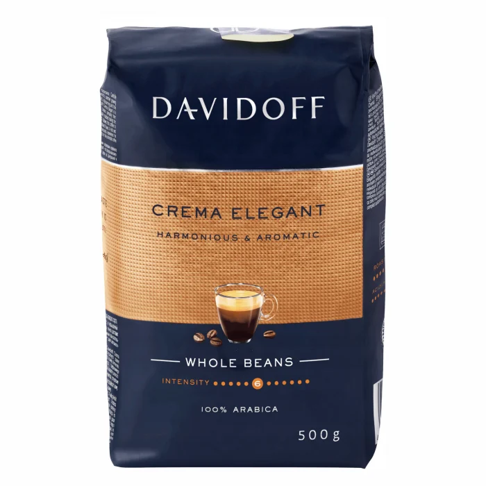Cafea Boabe - Cafea boabe Davidoff Cafe Crema Elegant, 500g