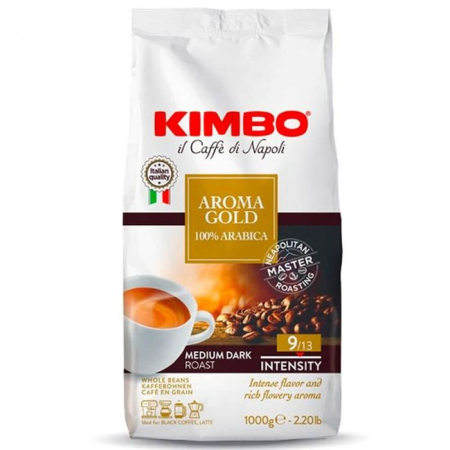 Cafea Boabe - Cafea boabe Kimbo Aroma Gold 100% Arabica, 1kg
