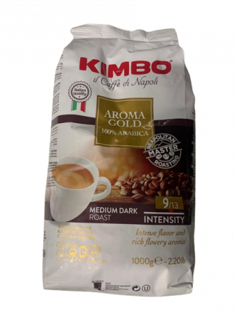 Cafea boabe Kimbo Aroma Gold 100% Arabica, 1kg [0]