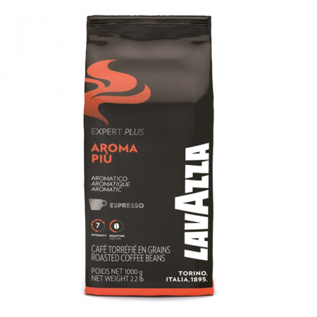 Cafea Boabe - Cafea boabe Lavazza Expert Plus Aroma Piu, 1kg