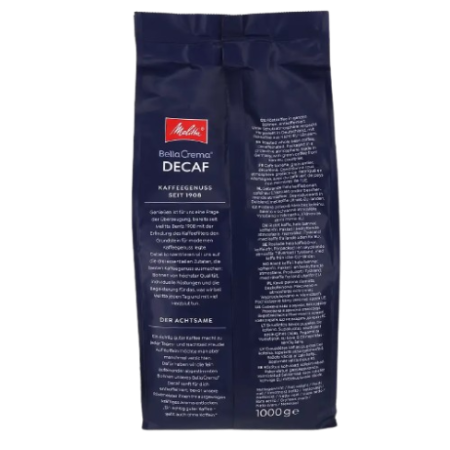 Cafea boabe Melitta Bella Crema Decaffeinato, 1kg [1]