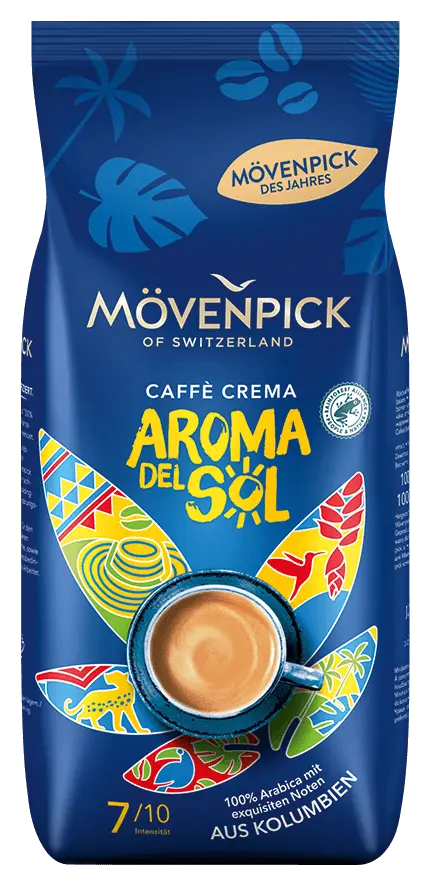 Cafea - Cafea boabe Movenpick Aroma del Sol, 1kg