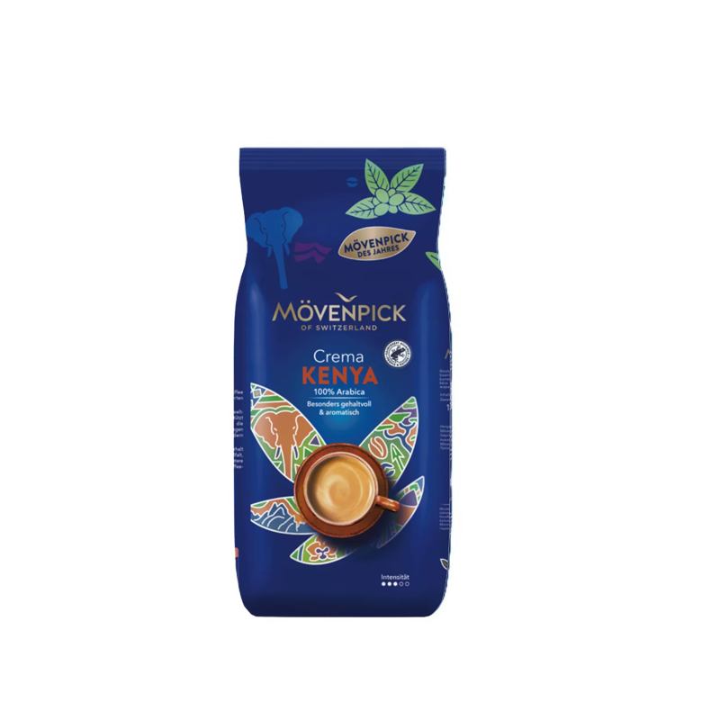 Cafea Boabe - Cafea boabe Movenpick Crema Kenya 100% Arabica, 1kg