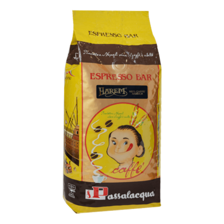 Cafea - Cafea boabe Passalacqua Espresso Bar Harem cu Blue Mountain, 1kg