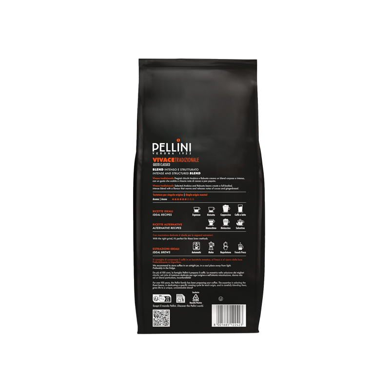 Cafea boabe Pellini Vivace Tradizionale Gusto Classico, 1kg [1]