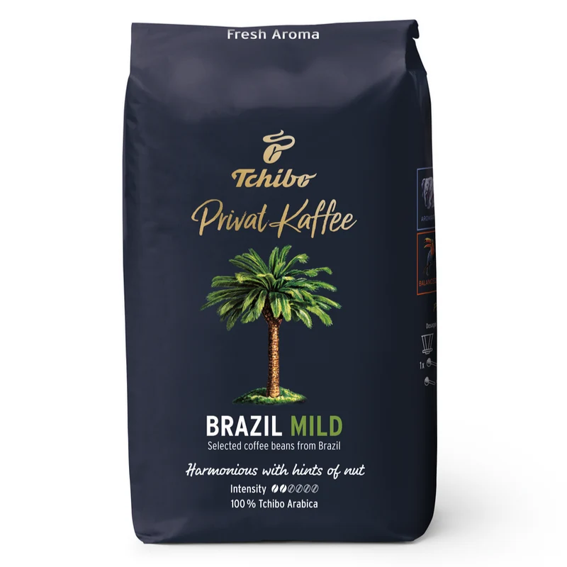 Cafea Boabe - Cafea boabe Tchibo Privat Kaffee Brazil Mild, 500 g
