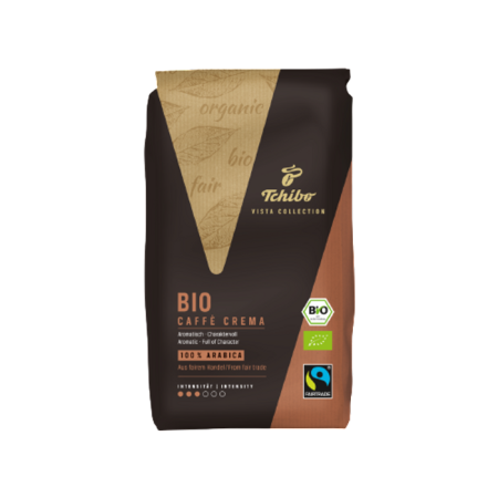 Cafea Boabe - Cafea boabe Tchibo Vista Extenso Cafe Creme Bio FairTrade, 1kg