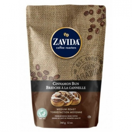 Cafea - Cafea boabe Zavida Cinnamon Bun cu aroma de briosa cu scortisoara, 340g