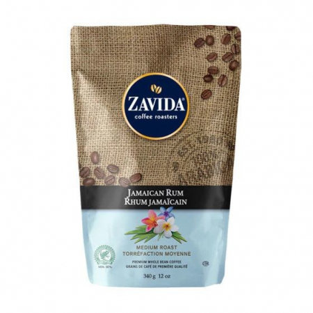 Cafea Boabe - Cafea boabe Zavida Jamaican Rum cu aroma de rom, 340g