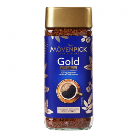 Cafea Instant - Cafea instant Movenpick Gold Original, 200g