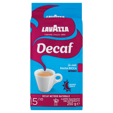 Cafea Macinata - Cafea macinata Lavazza DEK Intenso, 250g