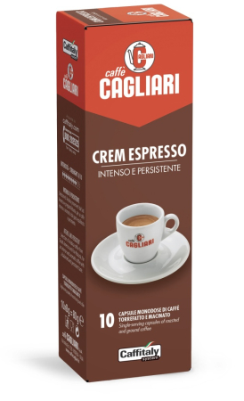 Capsule Cafea - Capsule Caffitaly Cagliari Crem Espresso, 10 buc