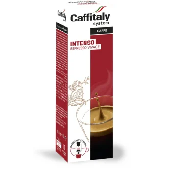 Cafea - Capsule Caffitaly ECaffe Intenso, 10 capsule