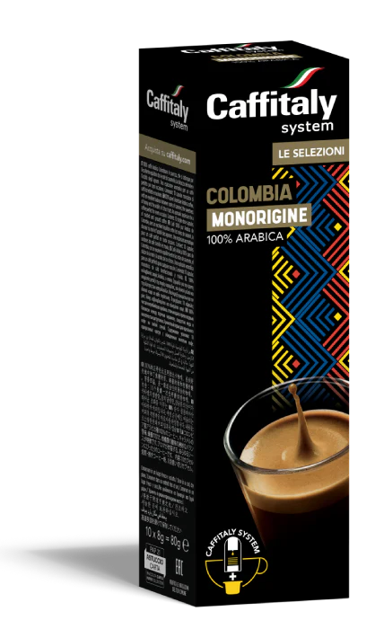 Cafea - Capsule Caffitaly Monorigine Colombia 100% Arabica, 10 buc