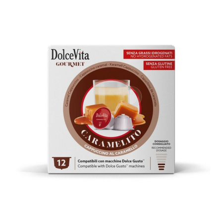 Capsule Dolce Vita Maxi Caramelito Compatibile Dolce Gusto, 12 buc [0]