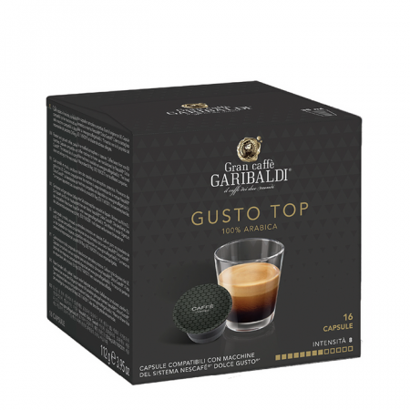 Cafea - Capsule Garibaldi Gusto Top Nescafe Dolce Gusto, 16 buc