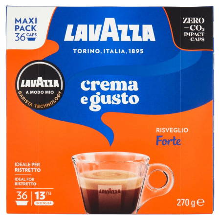 Capsule Cafea - Capsule Lavazza A Modo Mio Crema E Gusto Forte, 36 buc