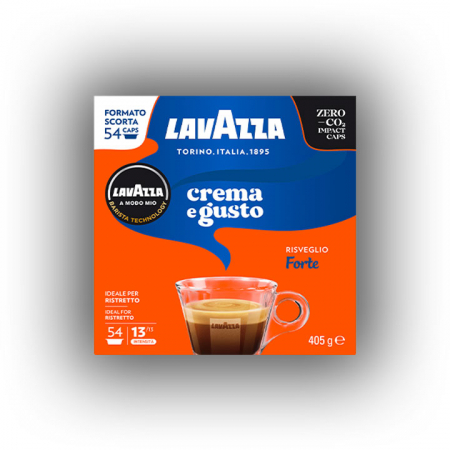 Cafea - Capsule Lavazza A Modo Mio Crema e Gusto Forte, 54 buc