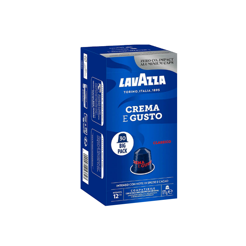 Cafea - Capsule Lavazza Crema E Gusto Classico Nespresso, 30 buc