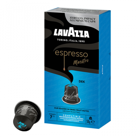 Cafea - Capsule Lavazza Dek(Decofeinizata) Compatibile Nespresso, 10 buc