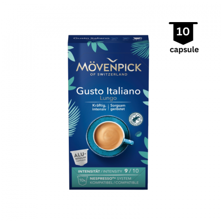 Cafea - Capsule Mövenpick Gusto Italiano Nespresso, 10 buc