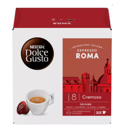 Capsule Cafea - Capsule Nescafe Dolce Gusto Espresso Roma, 30 buc