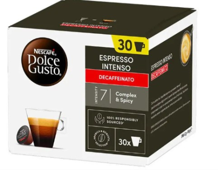 Capsule Nescafe Dolce Gusto Intenso Decaffeinato, 30 buc [1]