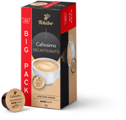 Cafea - Capsule Tchibo Cafissimo Caffe Crema Decaffeinated, 30 buc