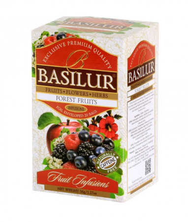 Ceai - Ceai Basilur Fructe de padure, 25 pliculete
